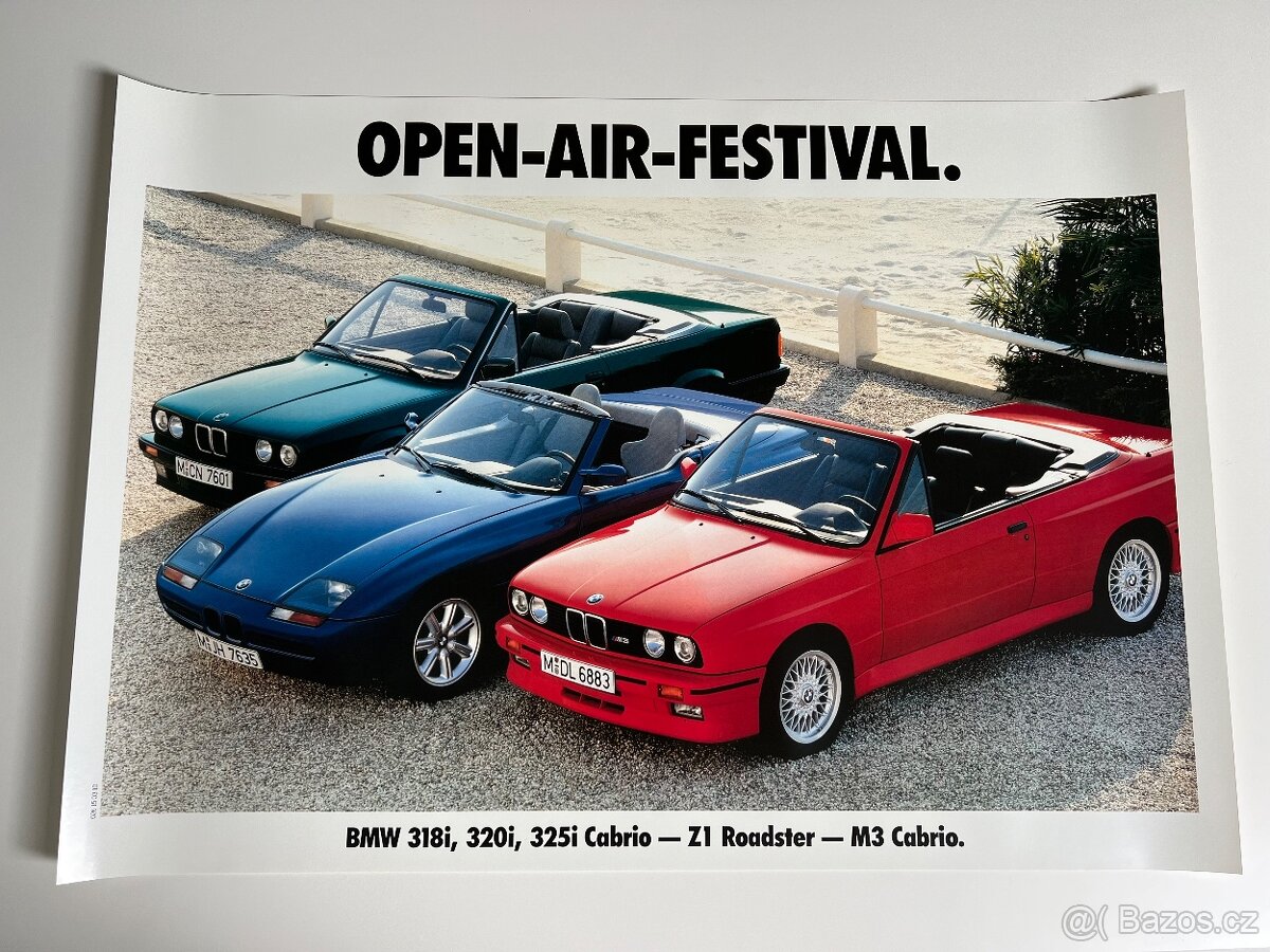 Originál BMW plakát E36 M3, E30, M1 DTM - 4