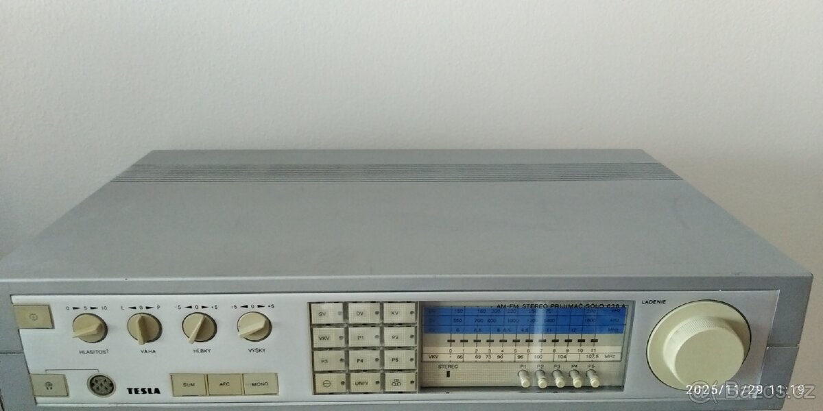 Stereo přijímač Tesla Sólo 638A - 4
