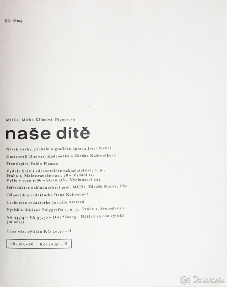 Klímová -Fügnerová M.: Naše dítě - 4