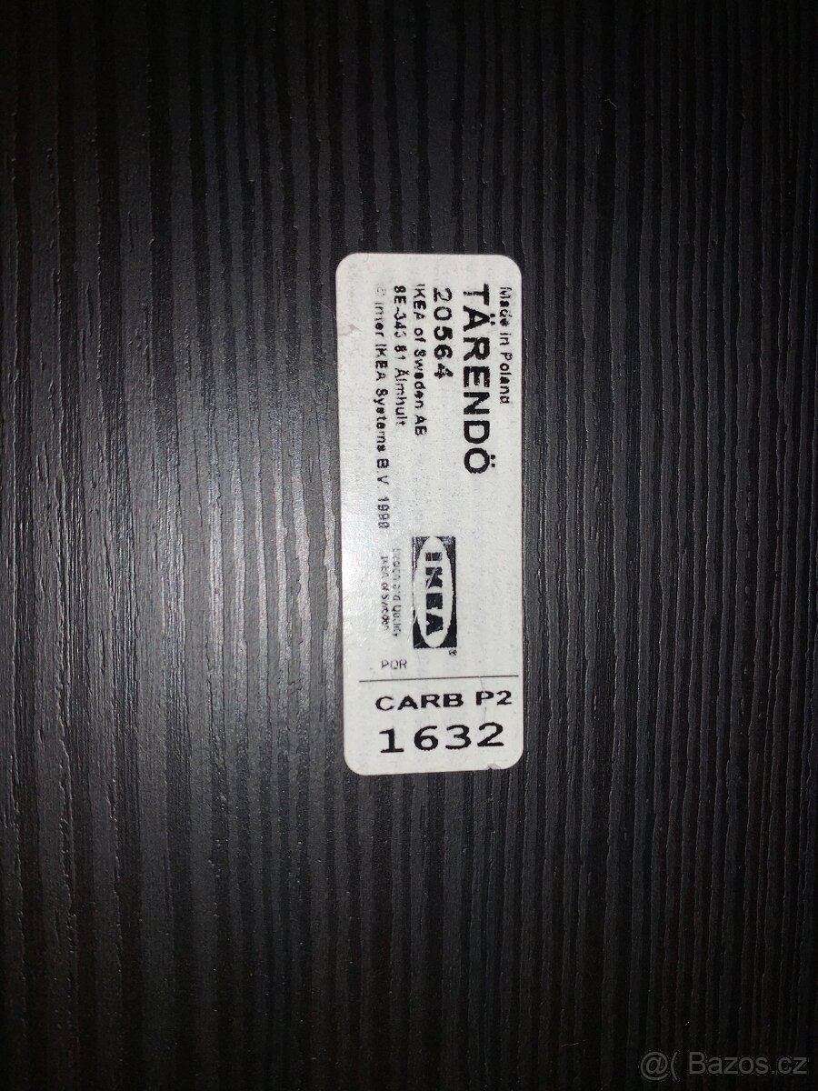 IKEA TÄRENDÖ – černý stůl 110×67 cm - 4