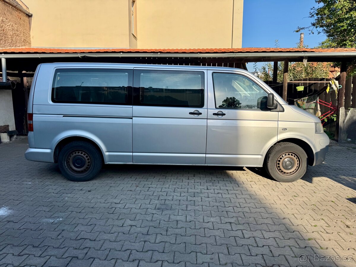 VW Transporter T5 Long 1.9 TDI – 9 míst, NOVÁ STK, DPH - 4