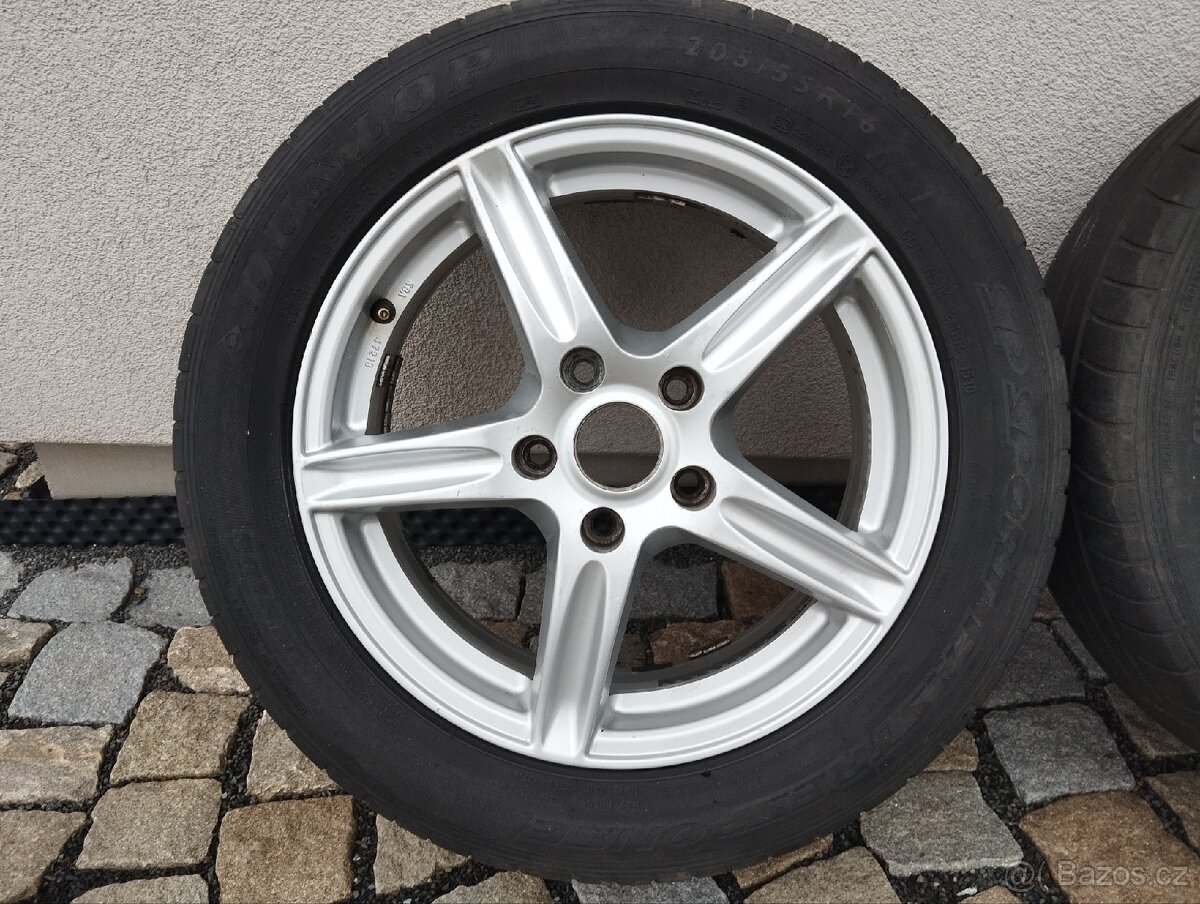 ALU 5x114,3 r16x6,5j ET 48, 205/55/16 - 4