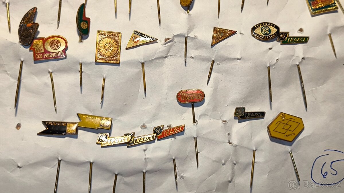 Staré odznaky ČKD - 65 kusů. - 4