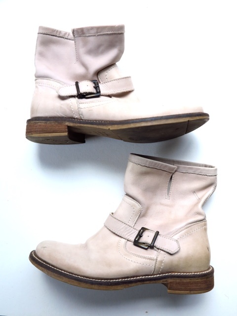 Kožené kotníkové kozačky, v. 37 - 38 - 4