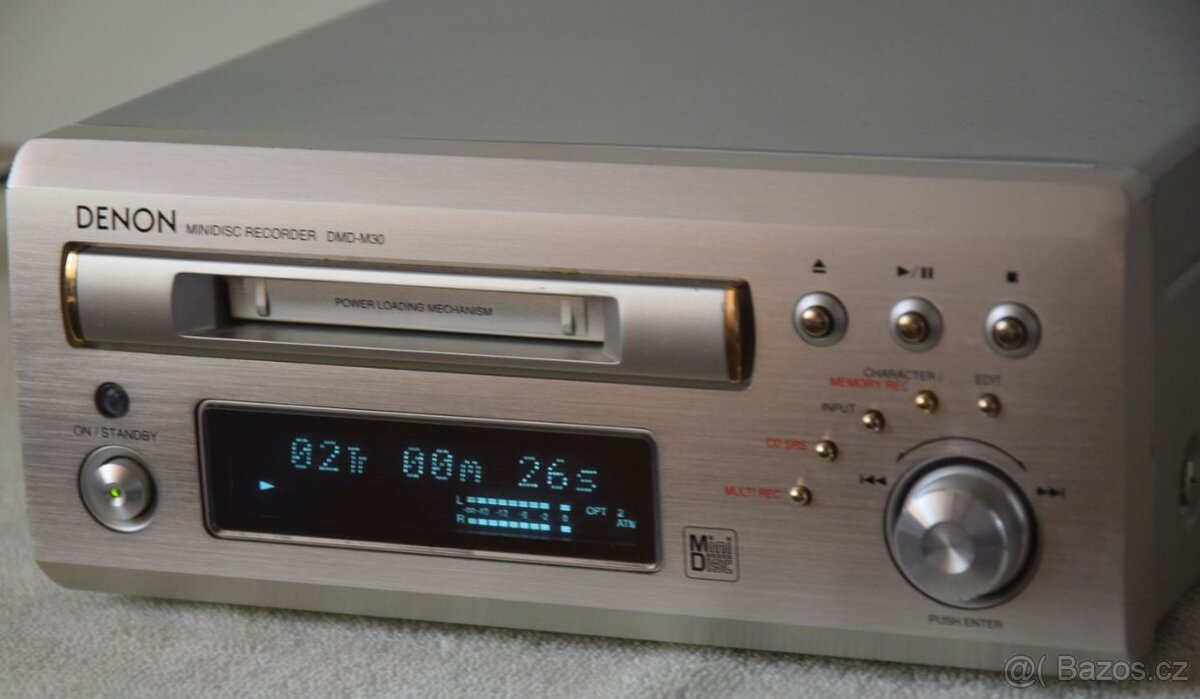 Minidisc deck DENON DMD-M30, manuál, MD disky, možnost DO - 4