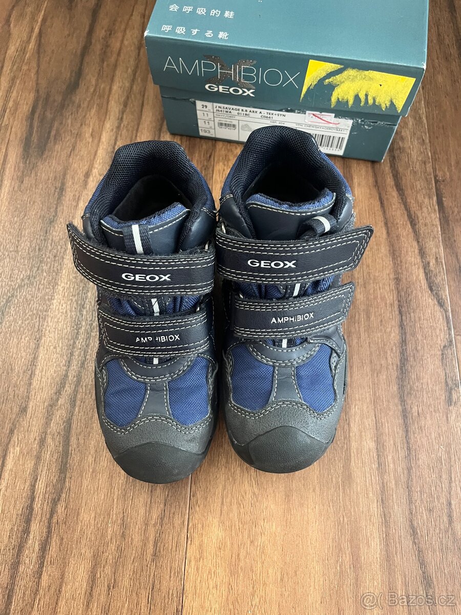 Klučičí chlapecké zimní boty Geox Respira Amphibiox - 4