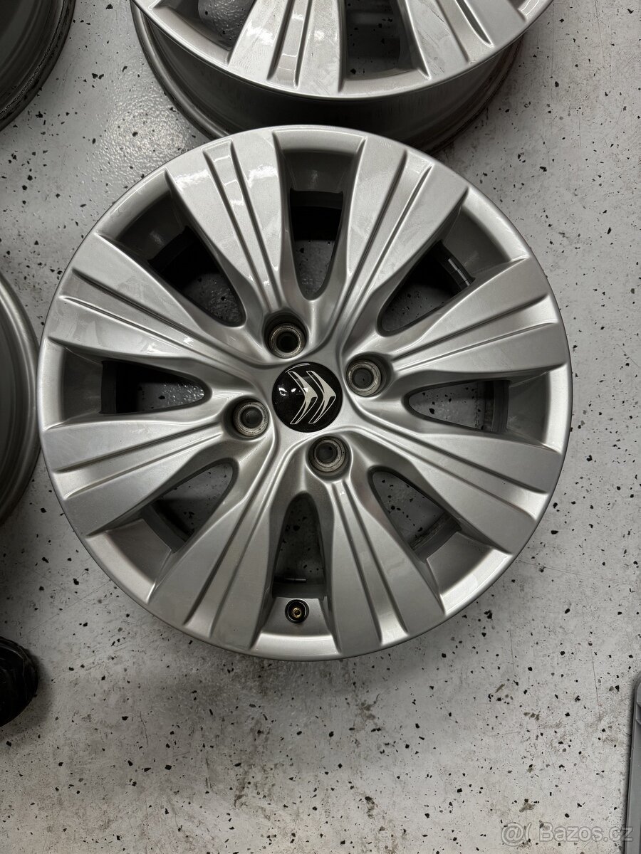 Sada ALU disků originál Citroën 6Jx16 - 4