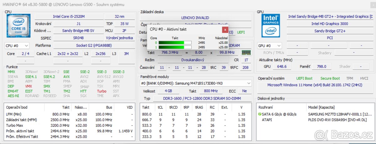 15.6 Notebook Lenovo IdeaPad G500 - 4