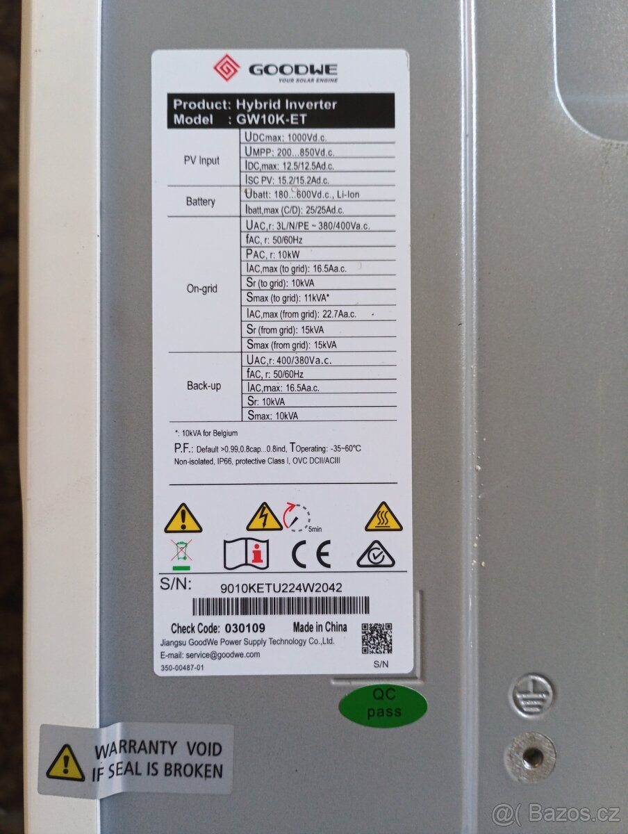 Goodwe hybrid inventer - 4