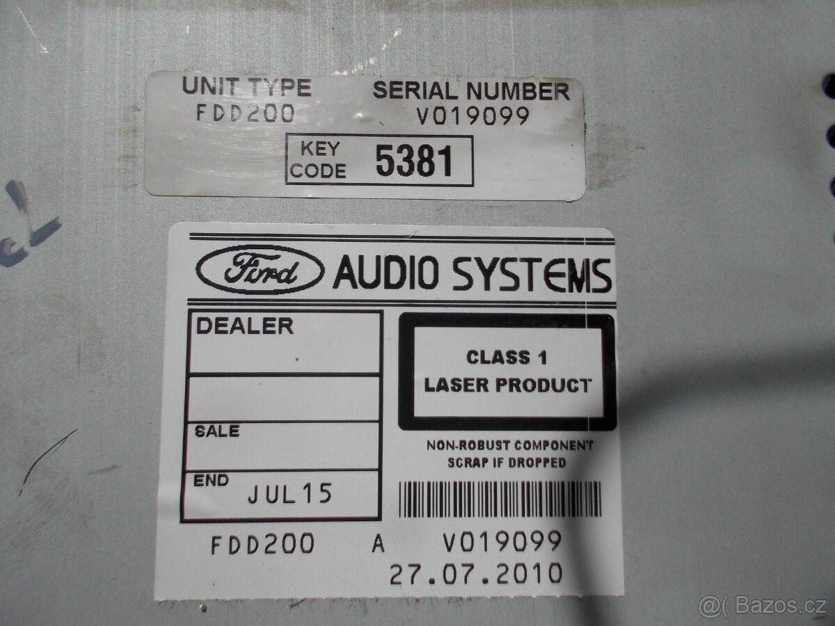 Autorádio Ford CD 6000 AT1T-18C815-BA - 4
