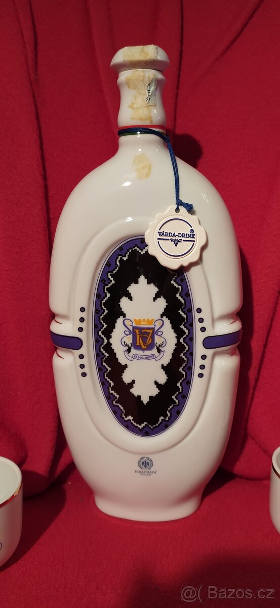 Porcelánová sada na alkohol - Hollóháza - 4