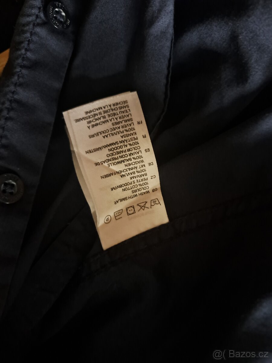 Dámská tm. modrá košile, vel. M/38, zn. H&M - 4