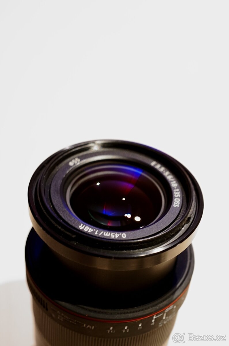 SONY 3.5-5.6/18-135 (SEL18135) + 3x filtr + hliníková clona - 4