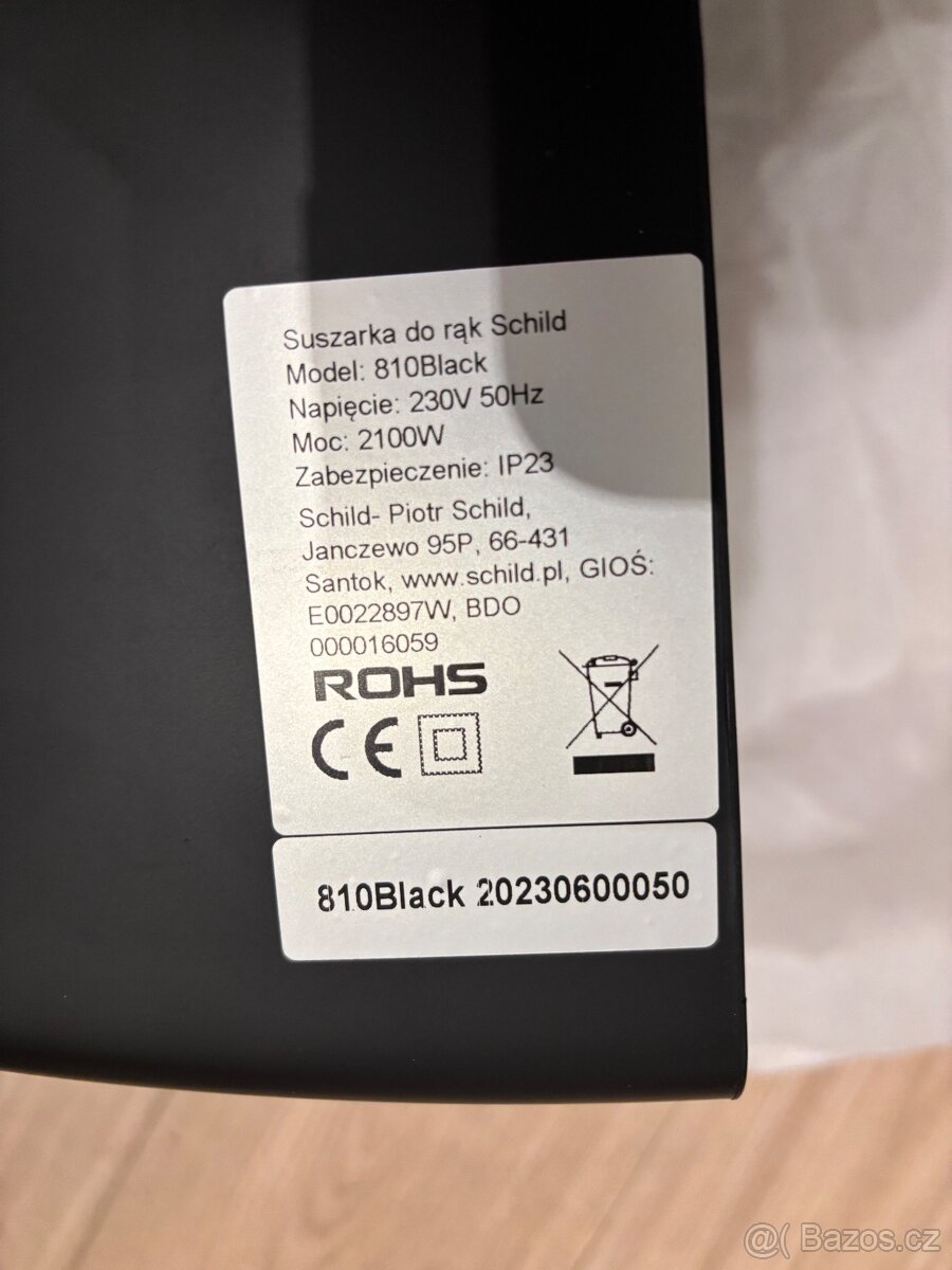 Vysoušeč rukou SCHILD - 4