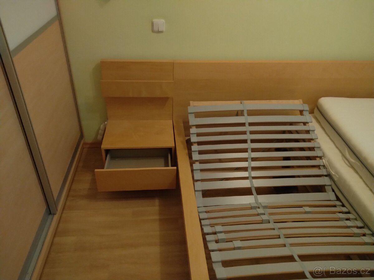 Manželská postel Malm 180x200 cm - 4