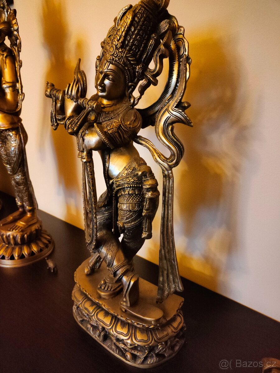 Krišna hrajúci na flautu - 4