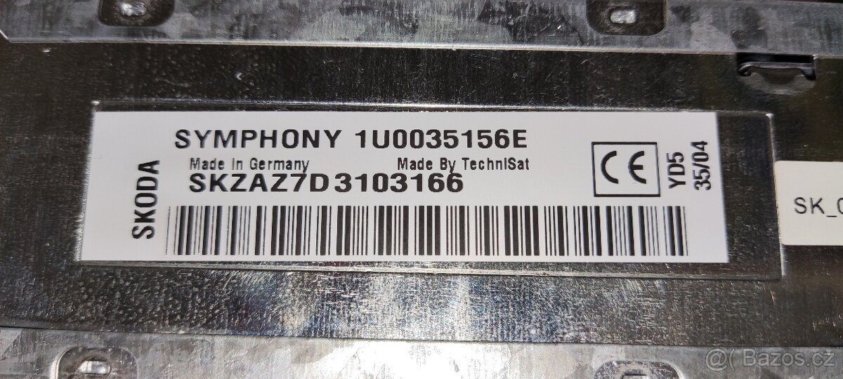 Originální autorádio SKODA Symphony CD Octavia - 4