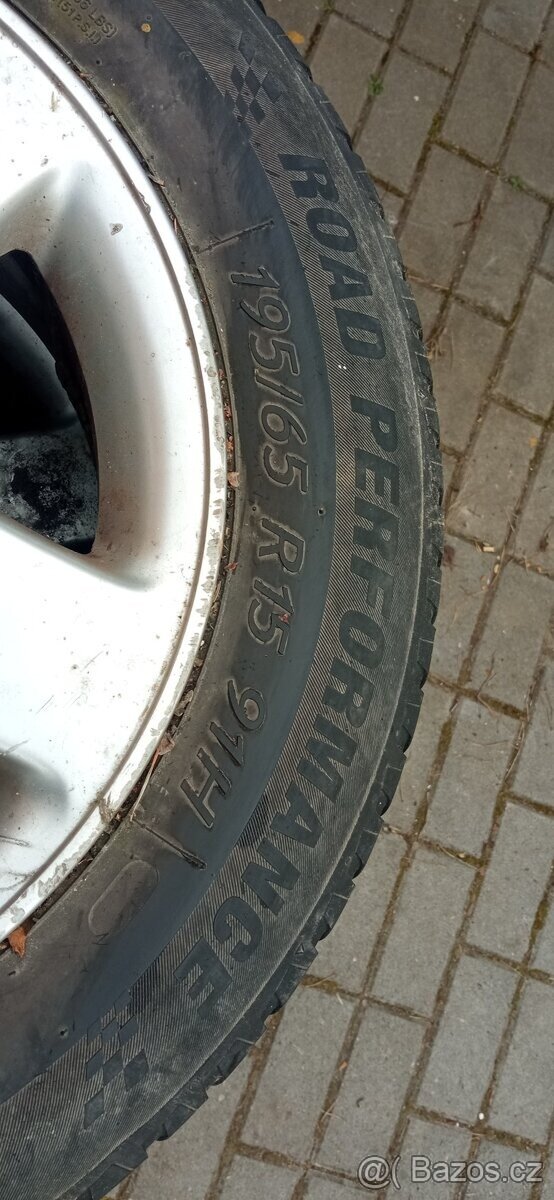 letni pneu Riken na alu discich, 195/65 r15 91h - 4