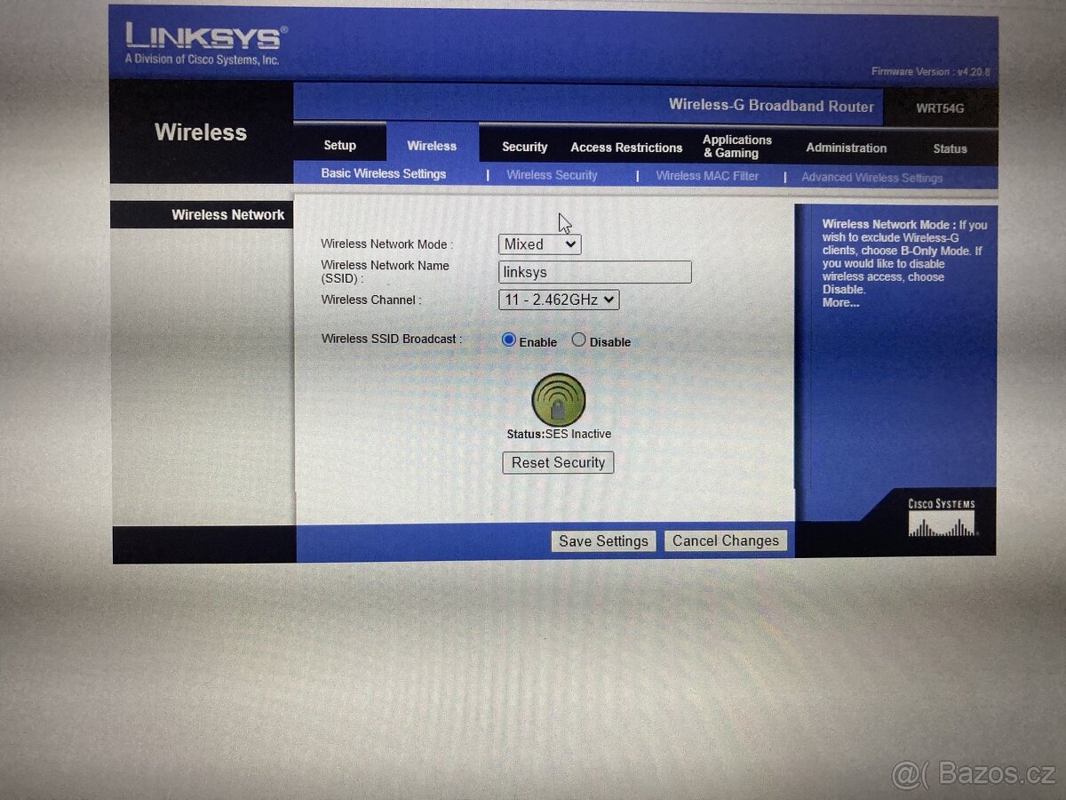 linksys WRT54G - 4