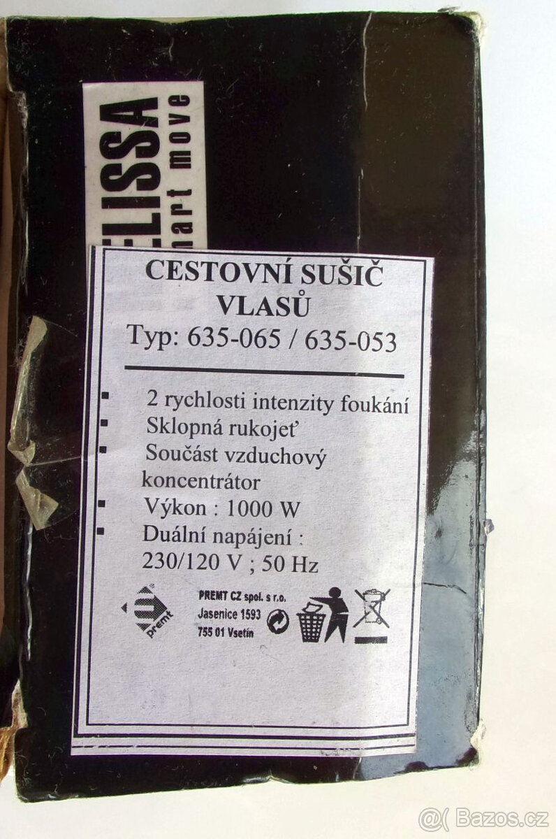 Skládací cestovní fén na vlasy - 4