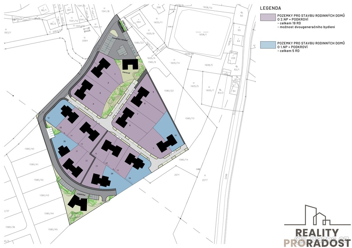 Prodej stavebního pozemku 22 407 m² Stanovice - 4