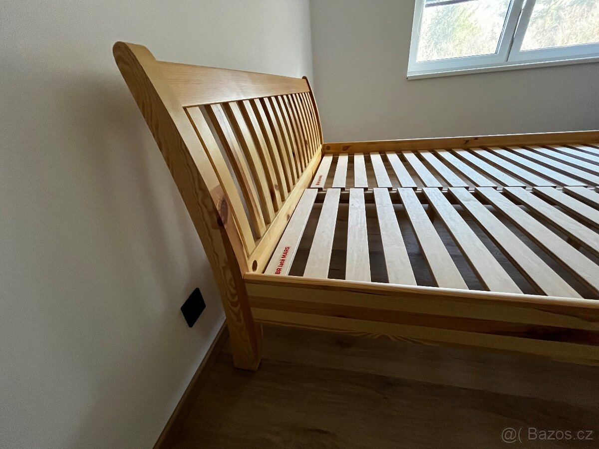 Prodám postel z masivu Borovice 160x200 - 4