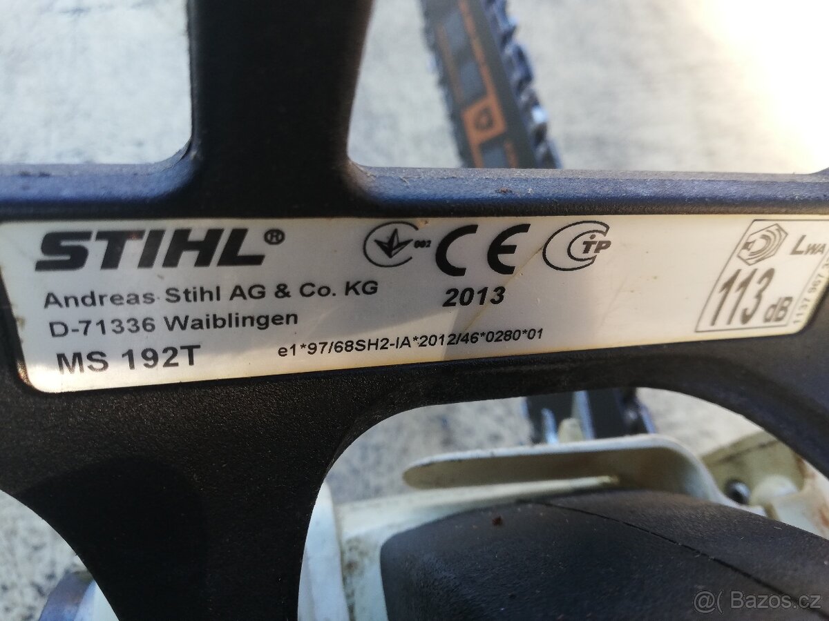 Motorová píla Stihl ms 192 T - 4