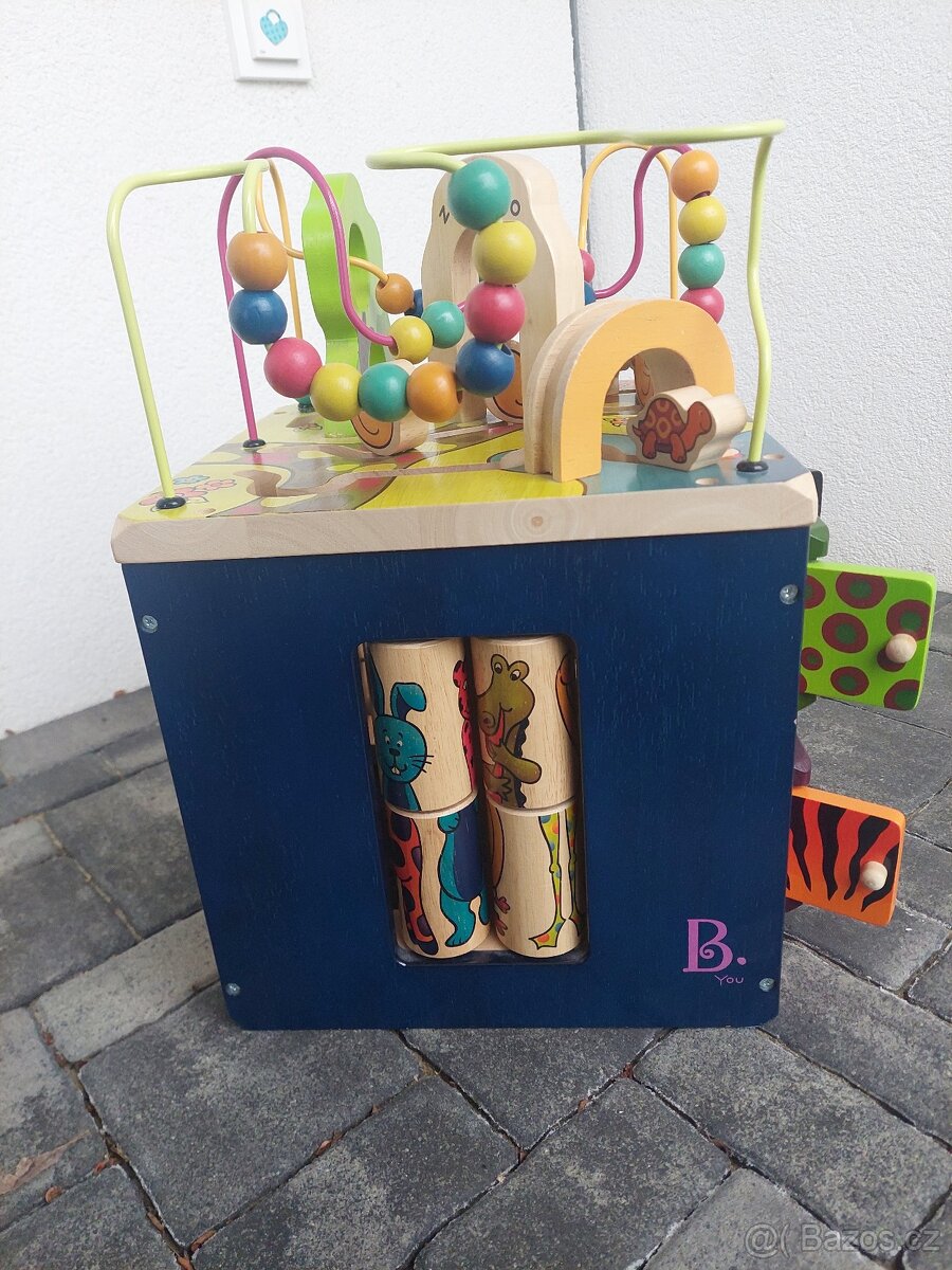 Interaktivní dřevěná kostka - 4