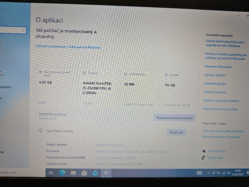 Notebook Dell Latitude E6320 - 4