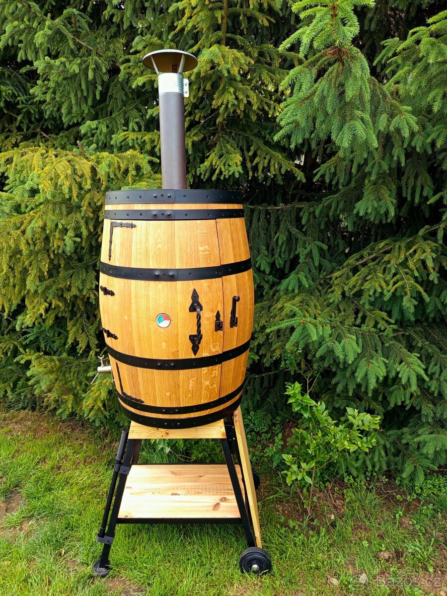 Udírna ze sudu - plně automatická - 4
