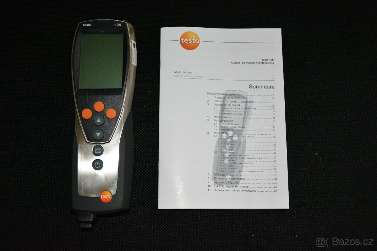 Měřící přístroj Testo 435 + sonda - 4