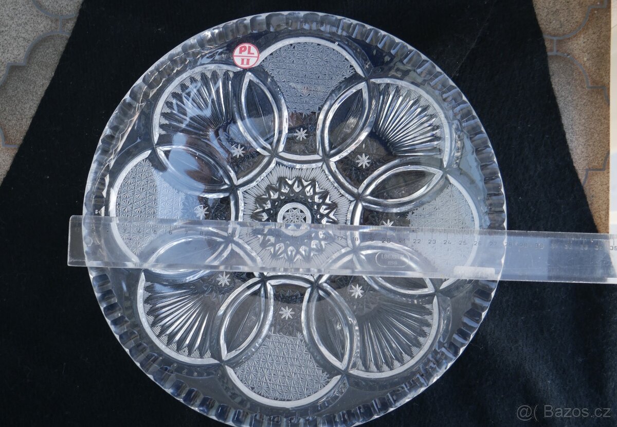 Broušená mísa 28 cm - 4