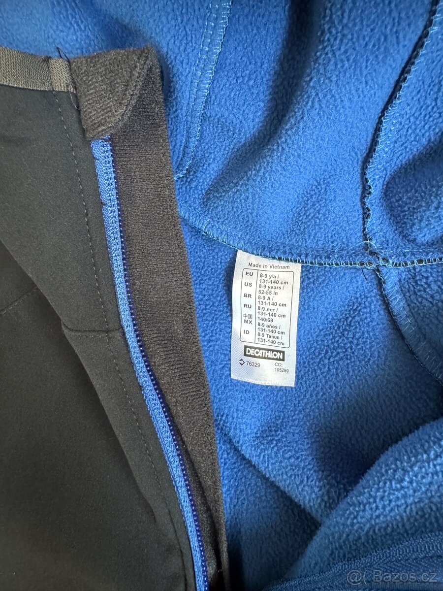 Quechua Dětská turistická softshellová bunda 134 - 4