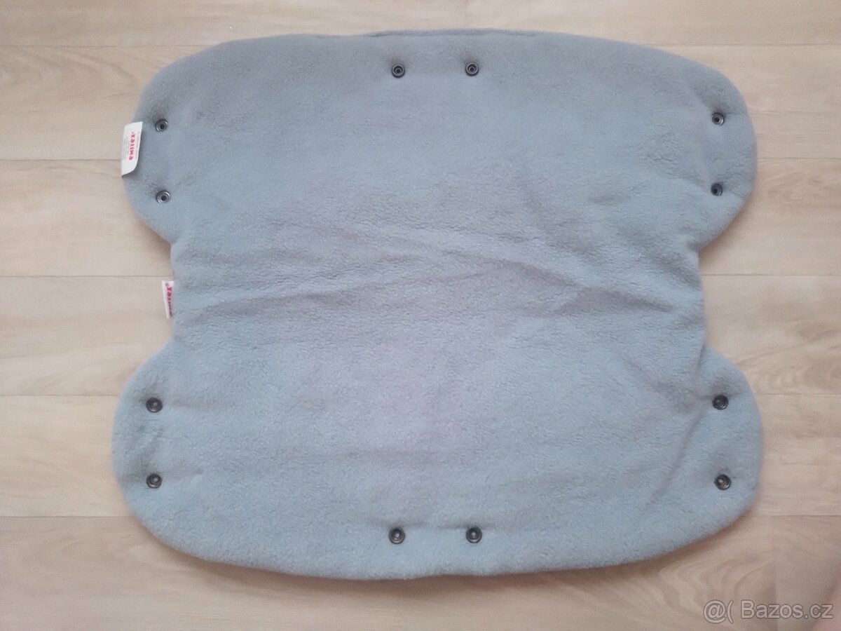 Zimní rukávník na kočárek zn. Emitex - vločky - 4