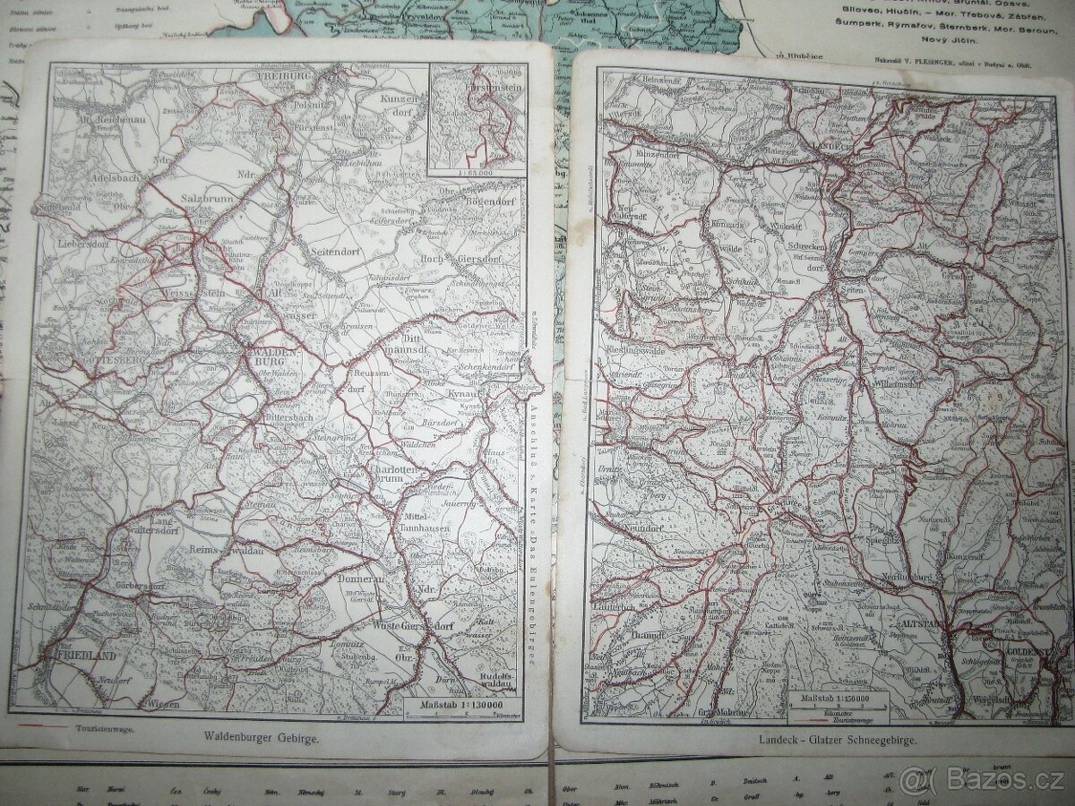 STARÉ MAPY česko sbírka - 4