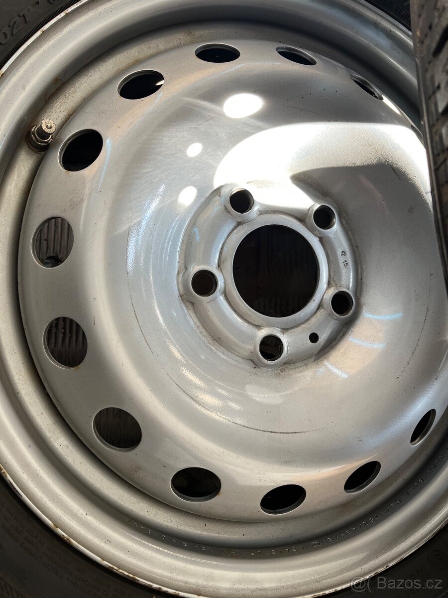 Plechové disky R16, 5x118, Et 50, 6Jx16 (zánovní stav) - 4