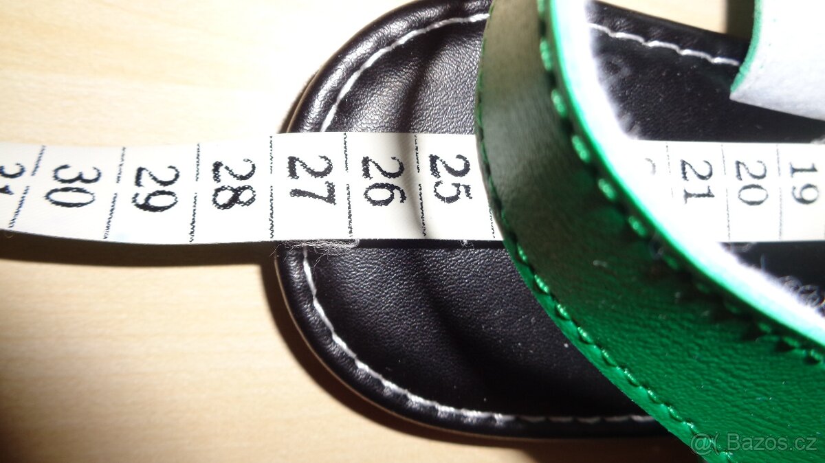 Zelené dámské sandály NOVÉ, vel.41 - 4