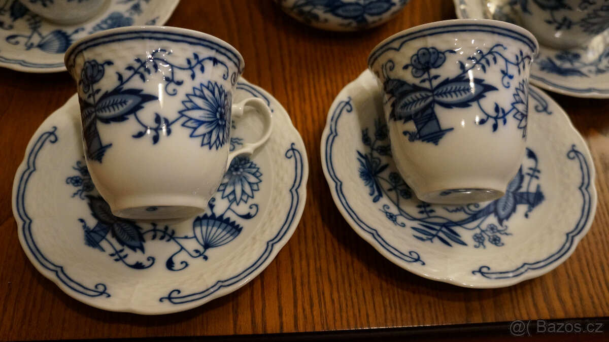 Porcelánová souprava cibulák - 4