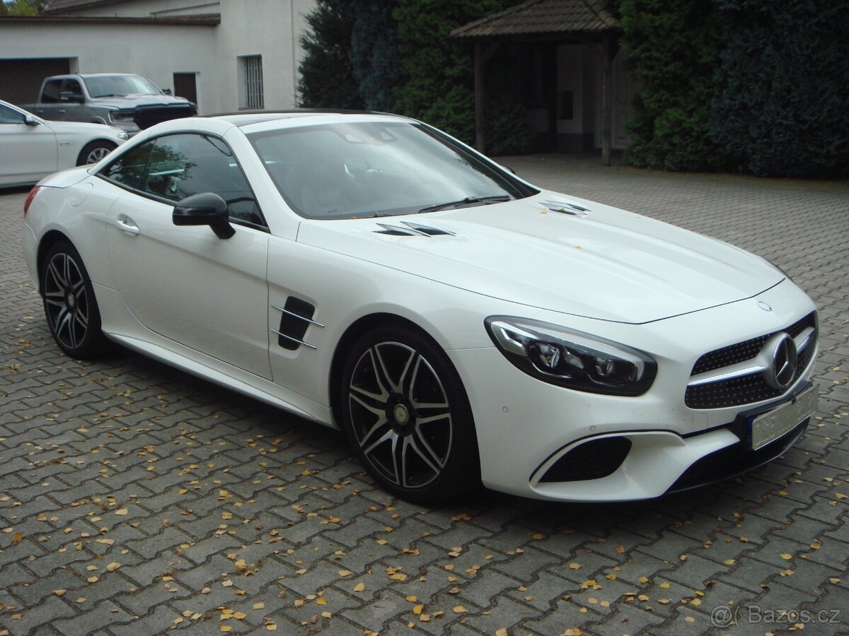 Mercedes Benz SL 400 2015 82tkm nové v ČR AMG paket - 4