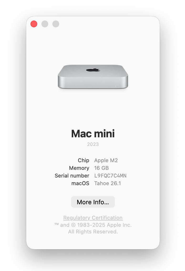 Mac mini M2 - 16GB 512GB SSD - 2023 - 4