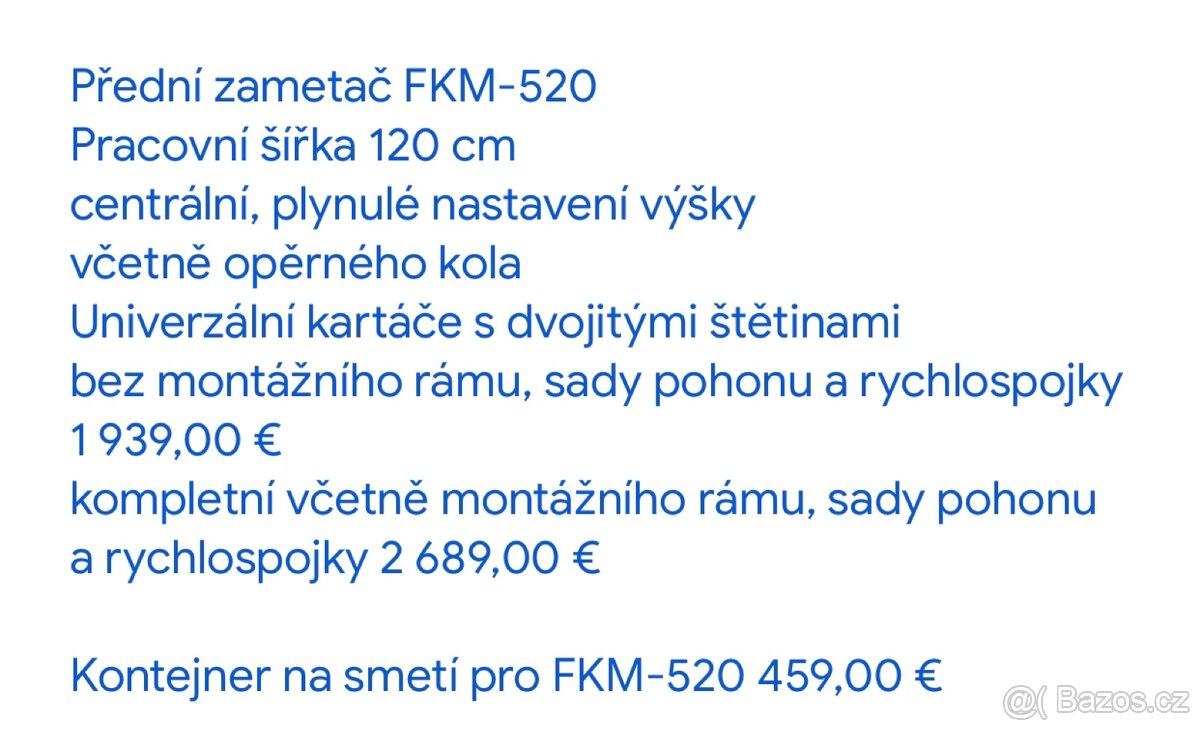 Tielbürger TK 520 zametací kartáč 120 cm včetně kontejneru - 4