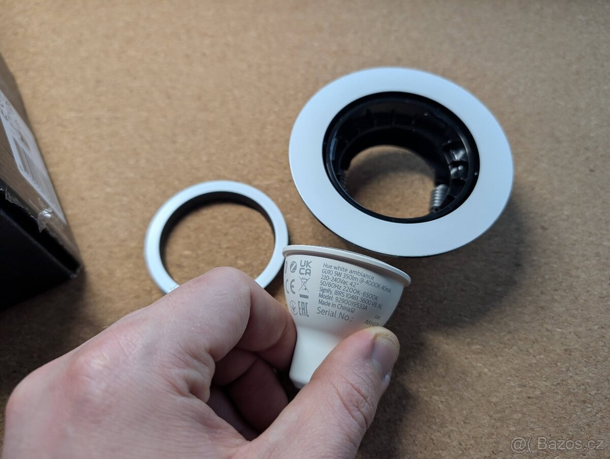 Philips Hue Milliskin kulaté GU10 White Ambiance - bílé - 4