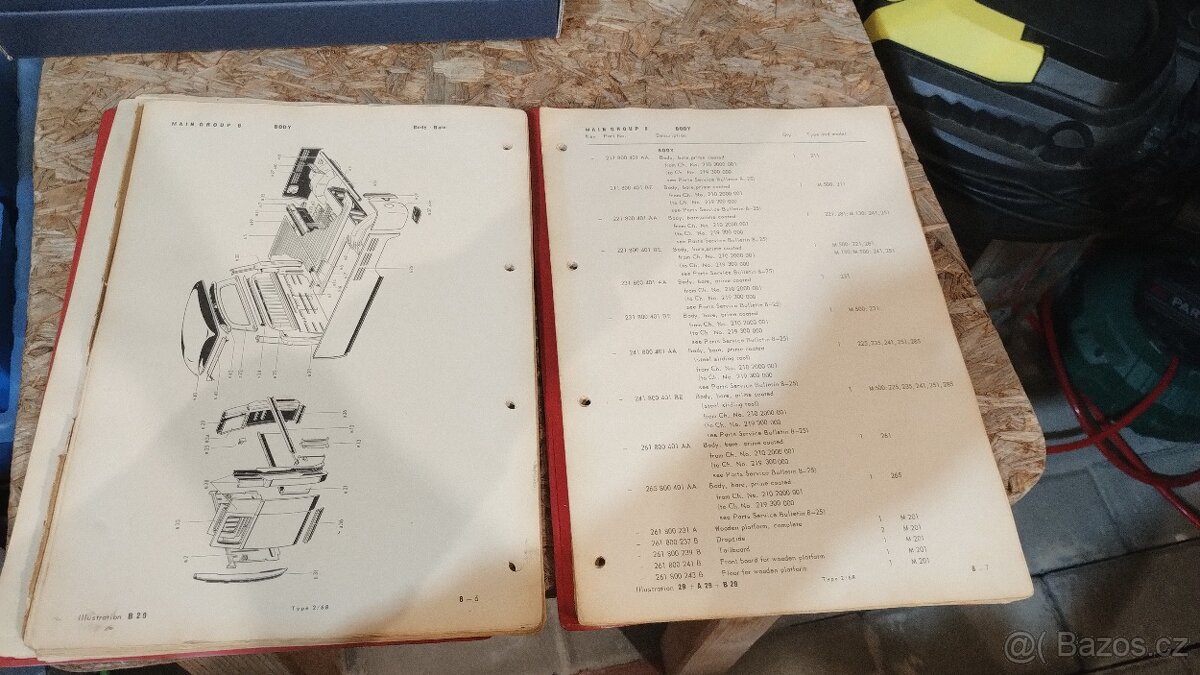 Kniha - seznam dilu VW T2a - knirac REZERVACE - 4