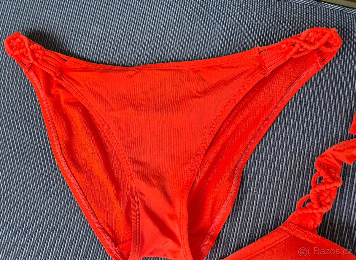 Dvoudílné plavky s pletenými ramínky 70D/S - 4