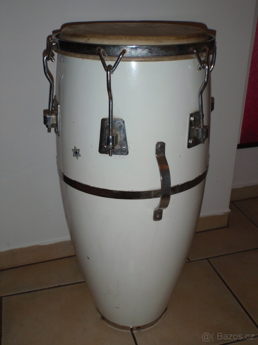 Kongo Cuba 70 léta, perfektní zvuk, původí stav - 4