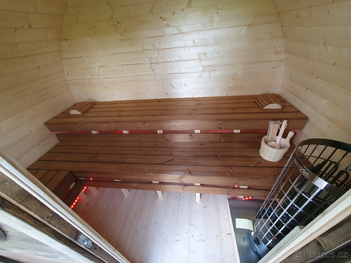 Fínska sauna Šmolko/ exteriérová sauna - 4