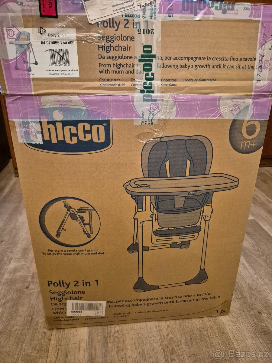 Dětská jídelní židle Chicco - 4