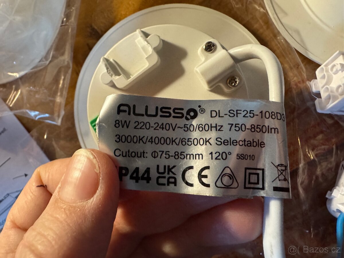 ALUSSO Vestavné LED světlo, 4ks - 4
