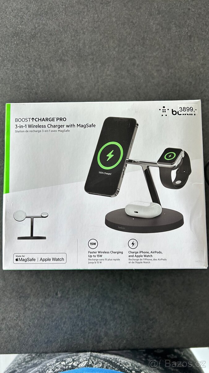 Bezdrátová nabíječka belkin boost charge pro - 4