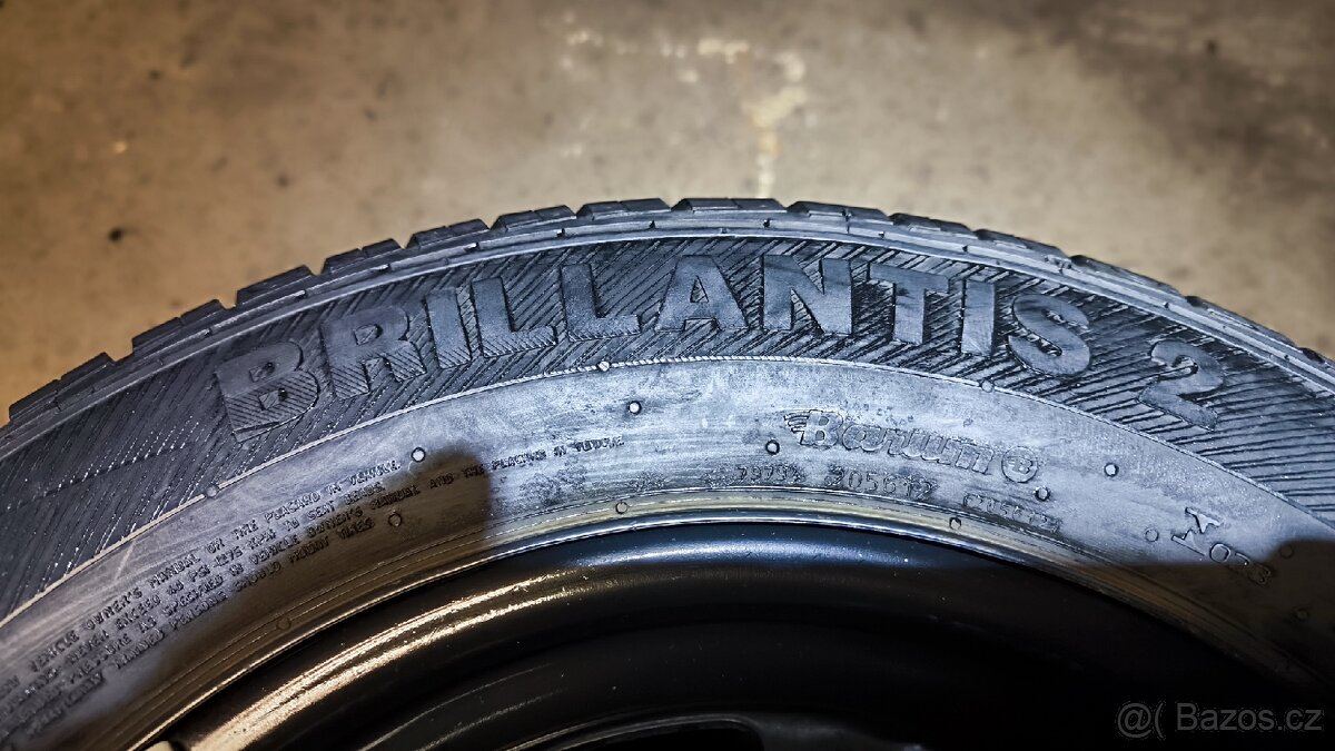 3ks plech disk + pneu 165/70 r14 5x100 - 4